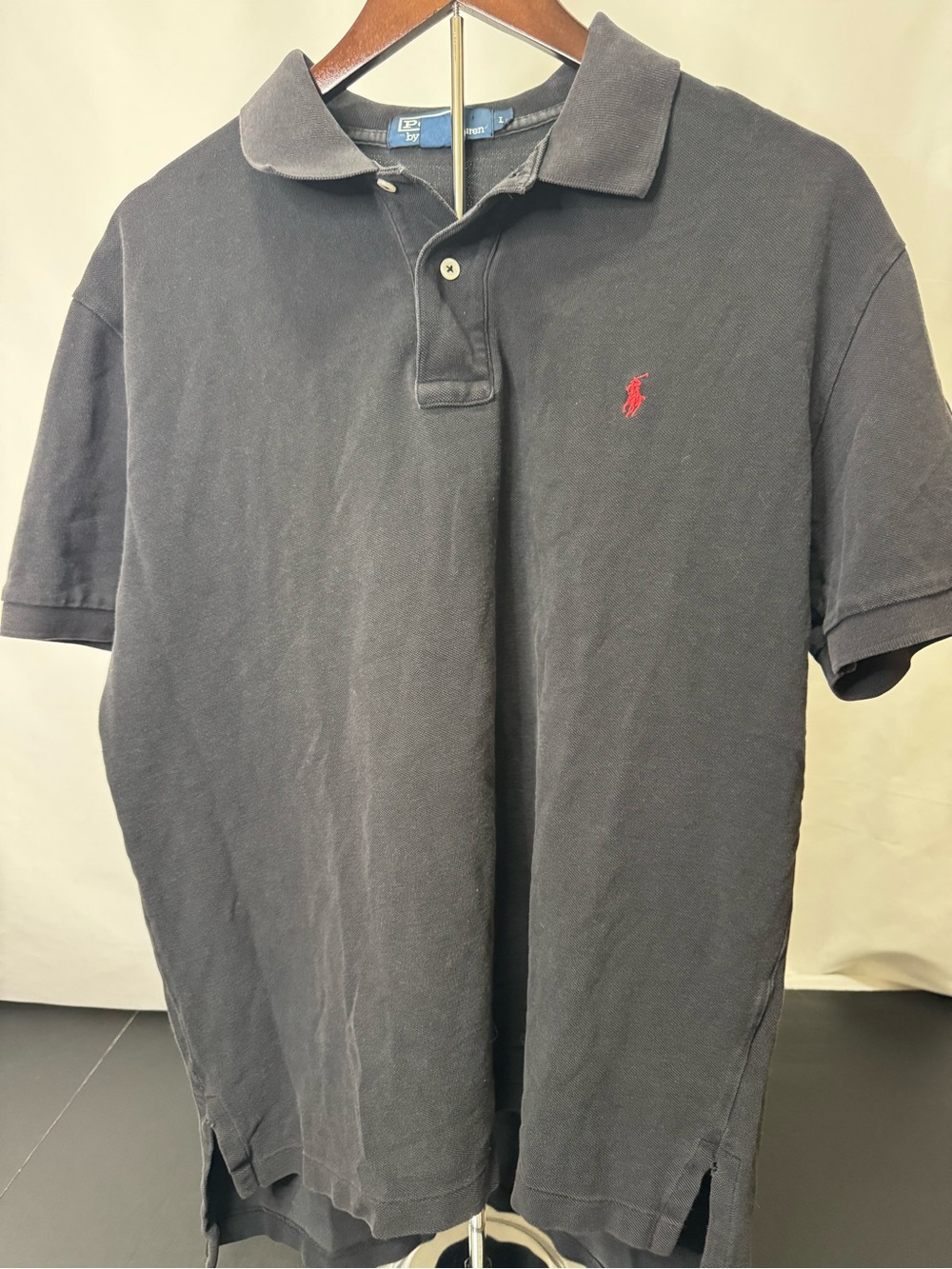Ralph Lauren Men’s Classic Navy Polo Shirt with Red Pony men’s large